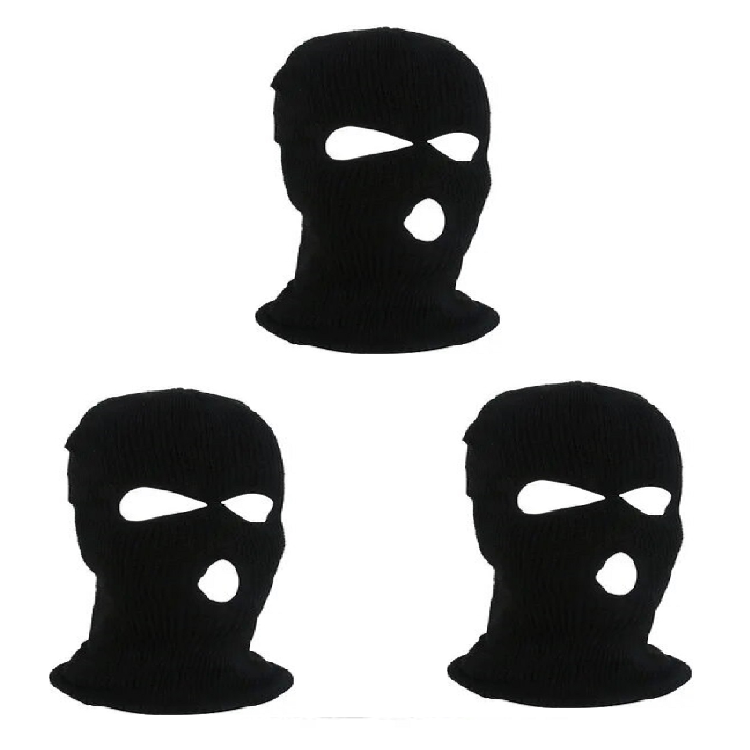 3 Stretchy Full Face Masks