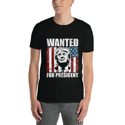 Wanted For President V2 Unisex Short-Sleeve T-Shirt