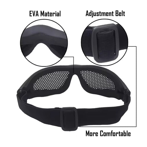 Forseti Tactical Paintball Goggles Eyewear Steel Wire GG