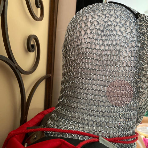 Triassic Medieval Chainmail Coif Armor GG