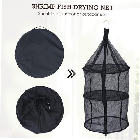 Forseti Outdoor Camping Folding Circular Mesh Dryer Net GG