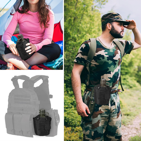 Bragi 1L Outdoor Military Canteen Bottle Camping GG