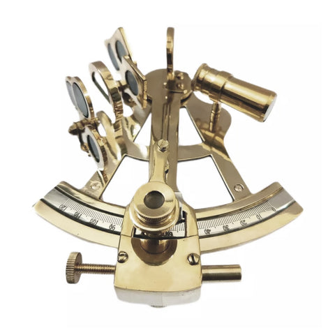 Triassic Nautical Navy Brass Sextant GG