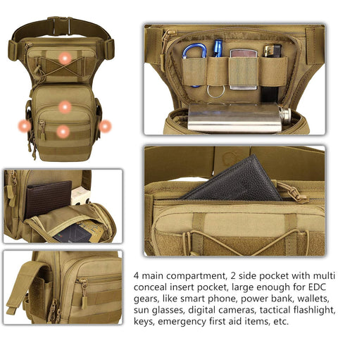 Artemis Tactical Drop Thigh Pouch Bag GG