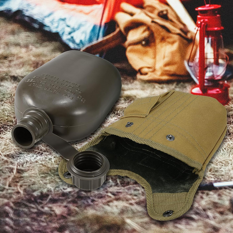 Bragi 1L Outdoor Military Canteen Bottle Camping GG
