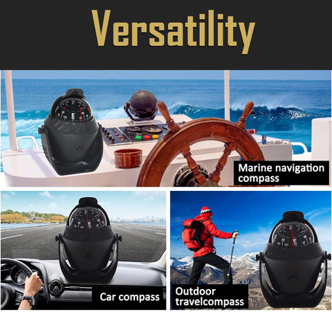 Triassic Boat Compass Dash Mount Flush GG