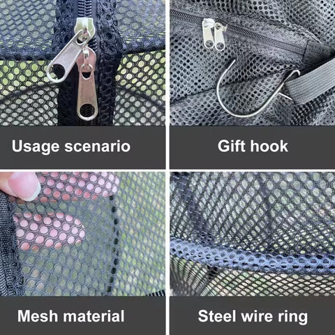 Forseti Outdoor Camping Folding Circular Mesh Dryer Net GG
