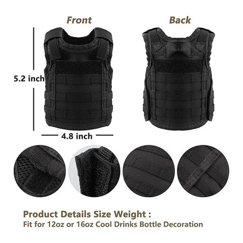 Vidar tactical beer bottle Lid beverage bottle Vest GG