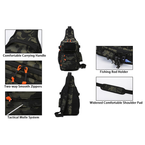 Forseti Tactical Sling Bag For Men Small Rover Shoulder GG