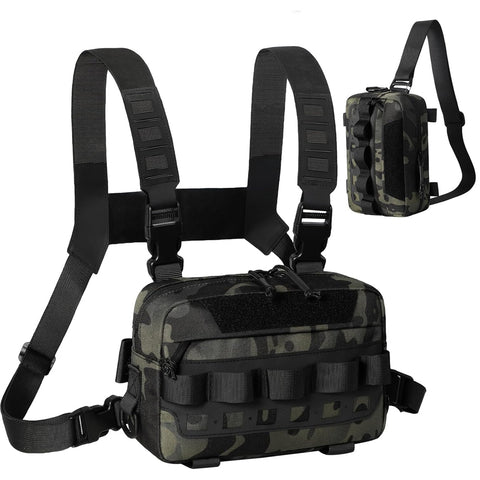 Forseti Tactical Chest Bag for Men Waterproof Climbing Camping GG