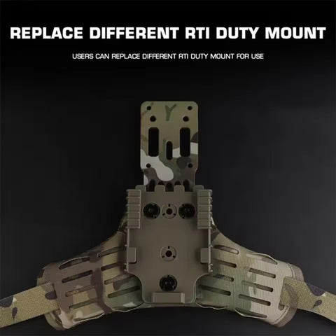 Bragi Tactical Drop Leg Strap Molle Hunting Airsoft Holster GG