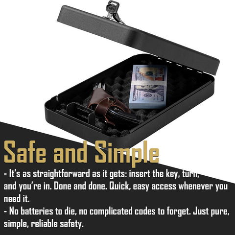 Gea Portable Gun Safe for Handgun GG