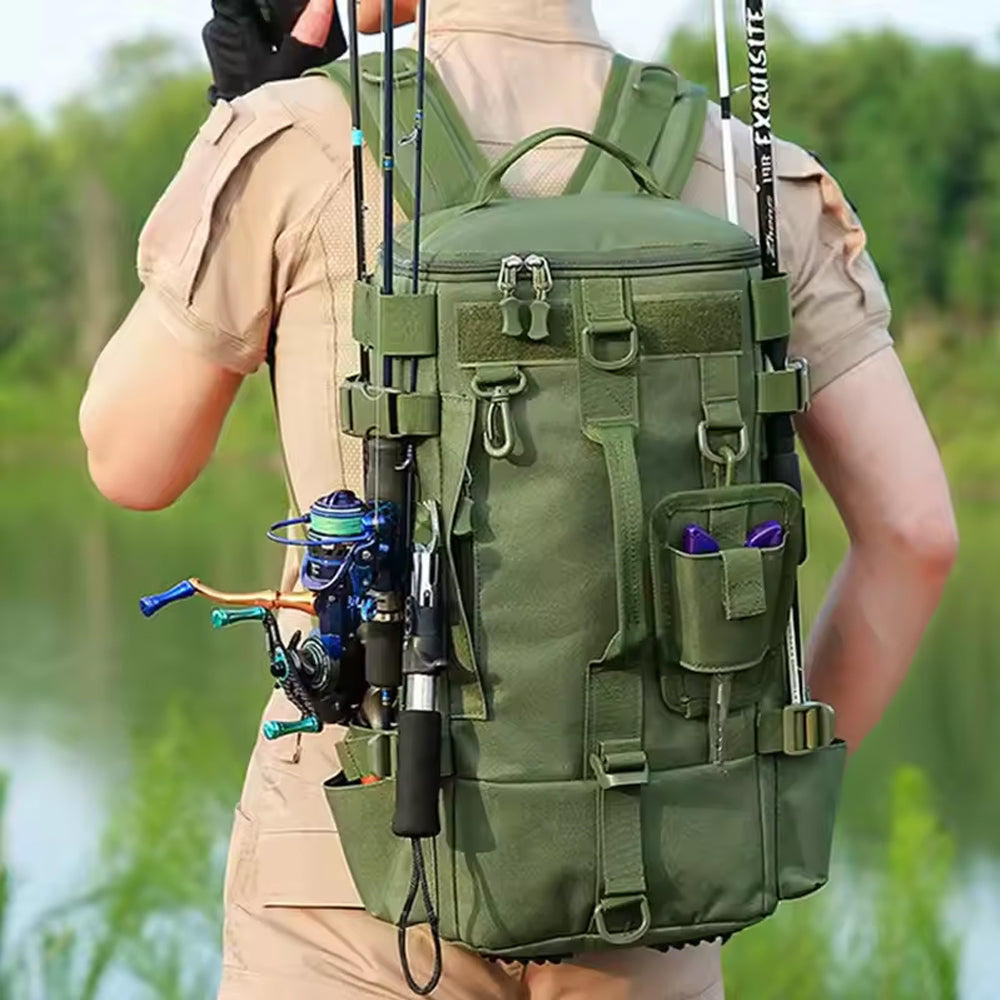 Forseti Large Capacity Fishing Gear Storage Backpack GG