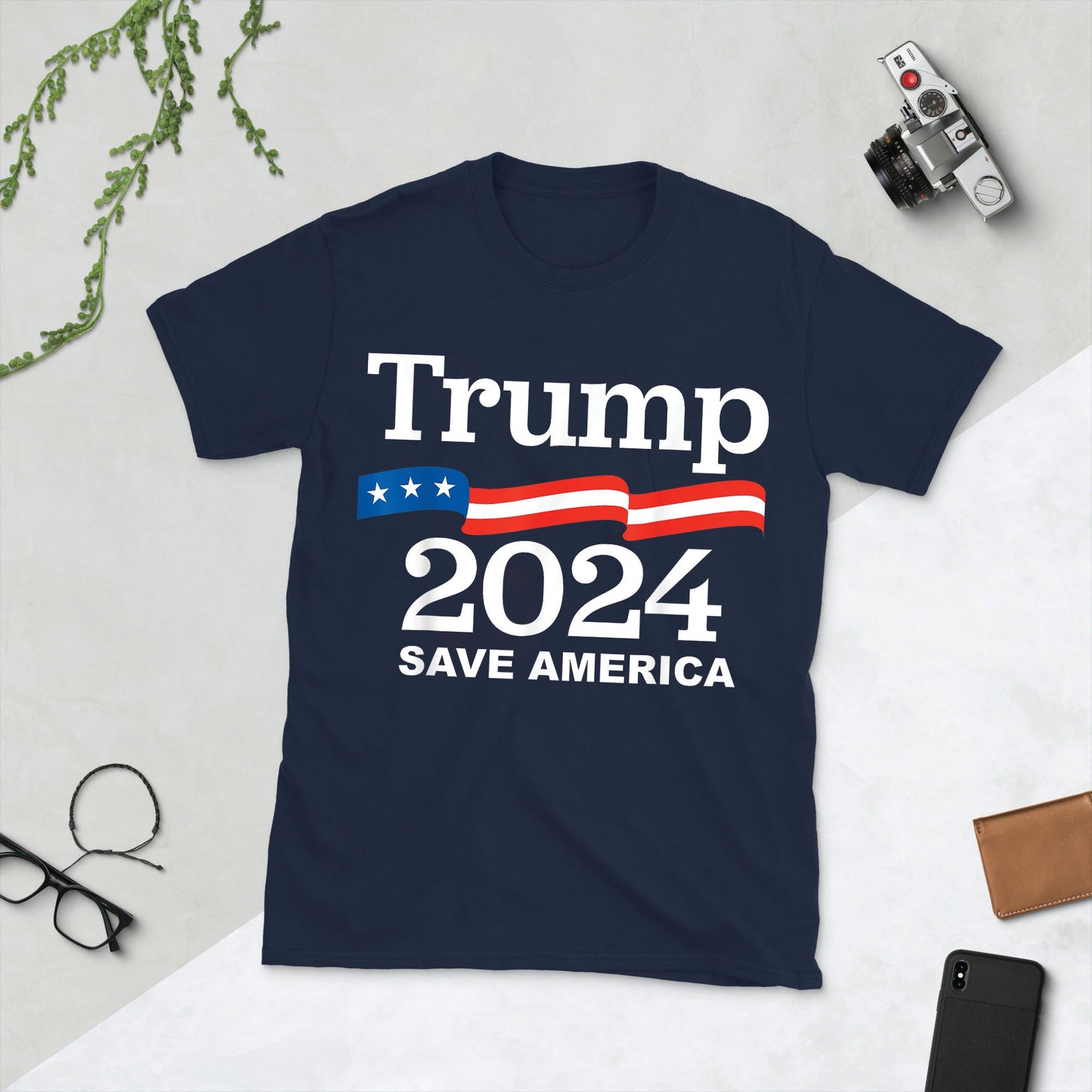 Trump 2024 Save America Unisex Short-Sleeve T-Shirt