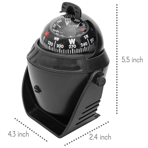 Triassic Boat Compass Dash Mount Flush GG