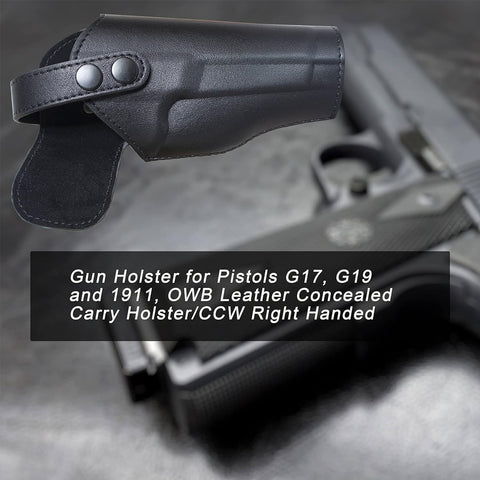 Bragi Outdoor Tactical Gun Belt Holster with Pocket GG