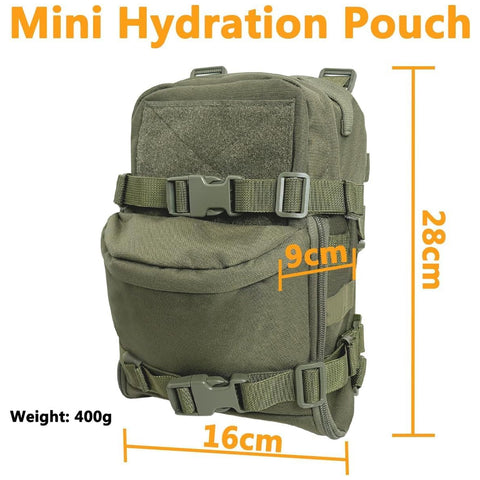 Forseti Outdoor Tactical Vest Nylon Waterproof Hydration Backpack GG