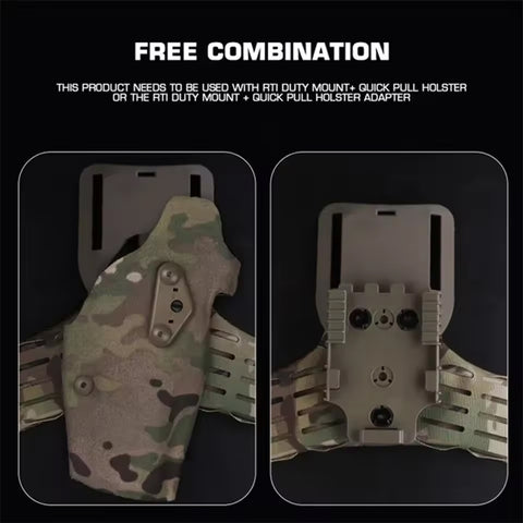Bragi Tactical Drop Leg Strap Molle Hunting Airsoft Holster GG