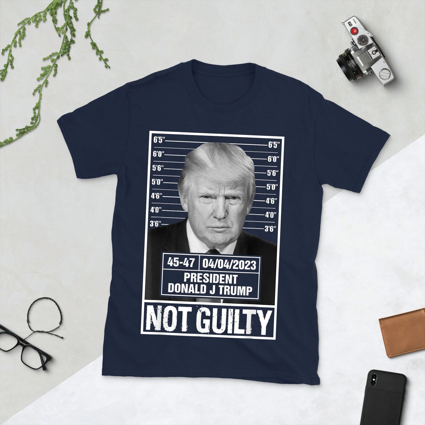 Trump NOT GUILTY Unisex Short-Sleeve T-Shirt