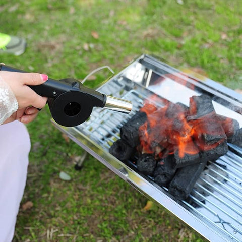 Vidar Camping Barbecue Fan Portable Hand GG