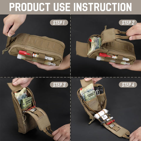 Forseti Camping First Aid Kit MOLLE Waist Belt Bag GG