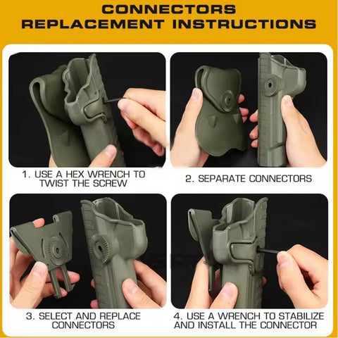 Bragi Airsoft Pistol Holster Belt Holster OWB GG