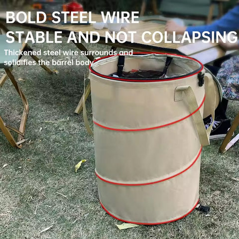Vidar Outdoor Camping Folding Trash Can GG