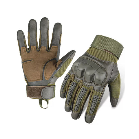 Anicetus Army Gloves Rubber Hard Knuckle GG