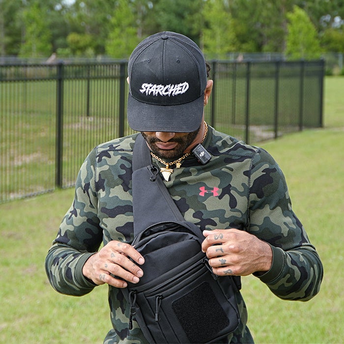 RAPTOR SLING BAG + USA FLAG CAP