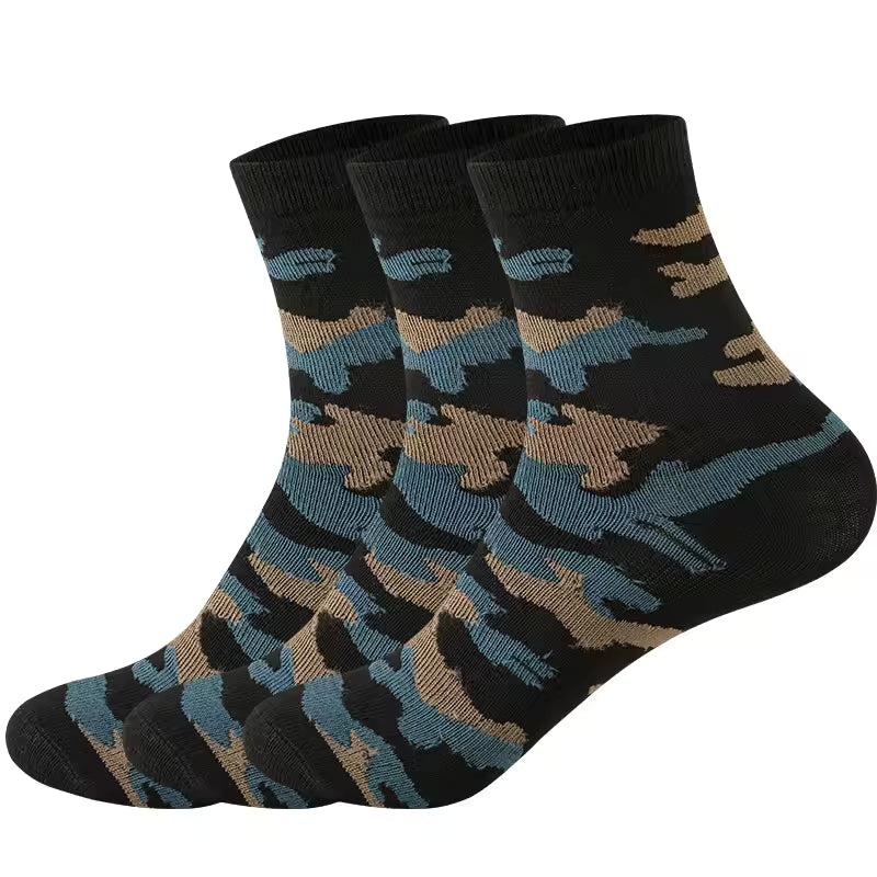 Dino Camouflage Mid Tube Socks