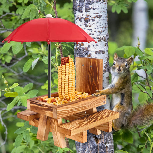 Triassic Squirrel Feeder Table GGz