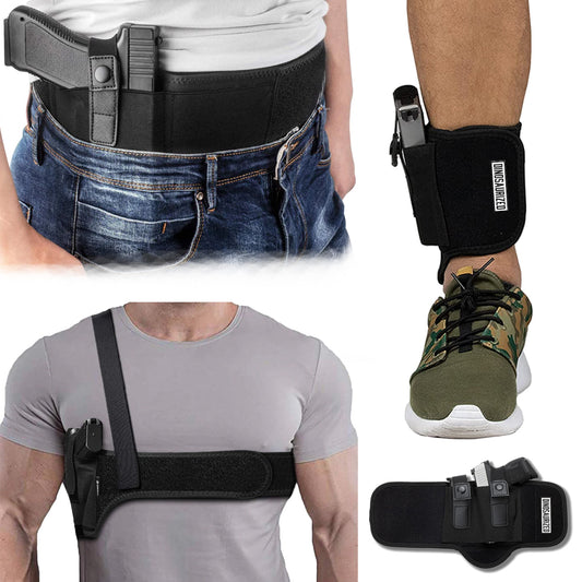 Hera Bundle Belly Band Shoulder Ankle Holster GGz