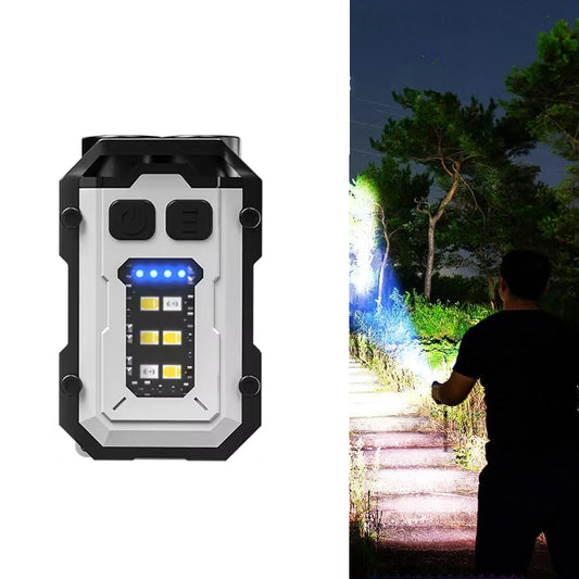 Vidar Mini Keychain Flashlight Dual LED Torch GGz
