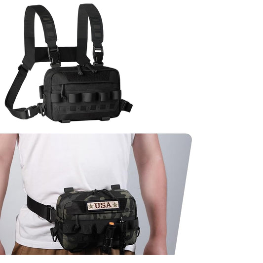 Forseti Tactical Chest Bag for Men Waterproof Climbing Camping GGz