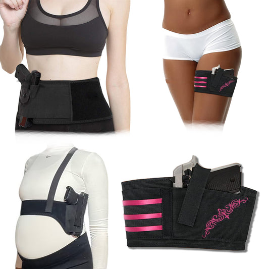 Cupid Bundle Belly Band & Shoulder & Garter Holster GGz