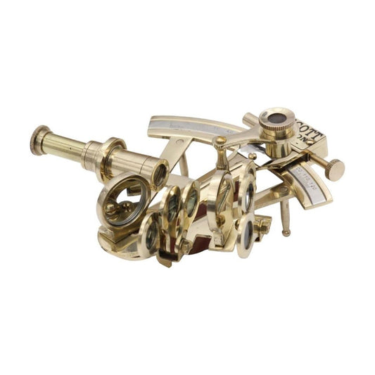 Triassic Nautical Navy Brass Sextant GGz