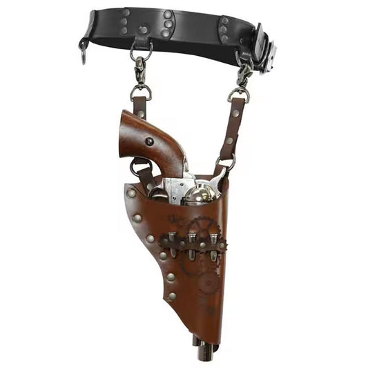 Idun Western Steampunk Antique Revolver Holster GGz