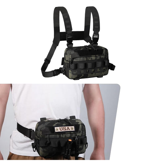 Forseti Tactical Chest Bag for Men Waterproof Climbing Camping GGi