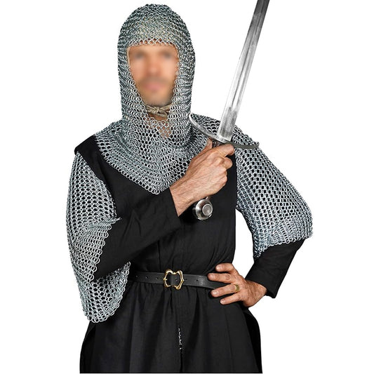 Triassic Medieval Chainmail Coif Armor GGi