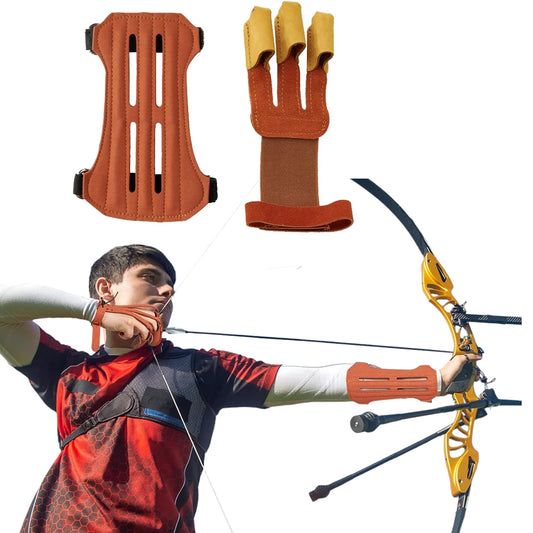 Triassic Archery Arm Guard 3 Fingers Glove GGi