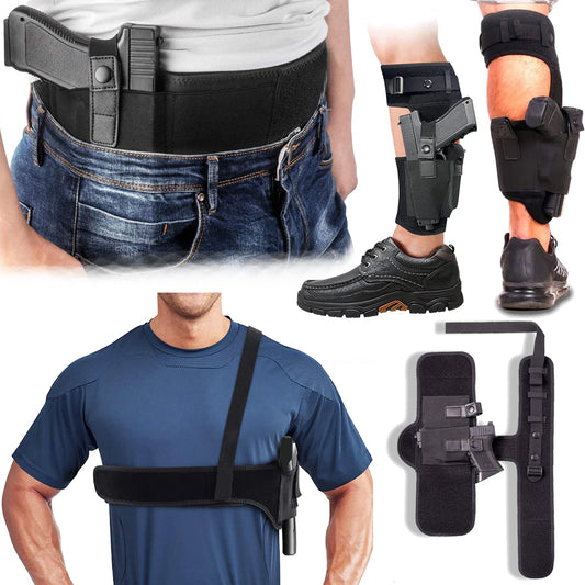 Athena Bundle Belly Band Shoulder Ankle Holster GGi