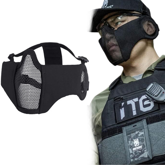 Ullr Half Face Airsoft Mesh Mask GGs