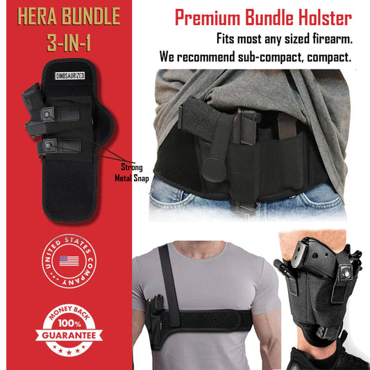 Hera Bundle Belly Band Shoulder Ankle Holster GG