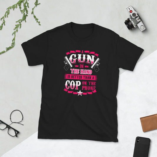 A Gun In The Hand Tactical Short-Sleeve Unisex T-Shirt