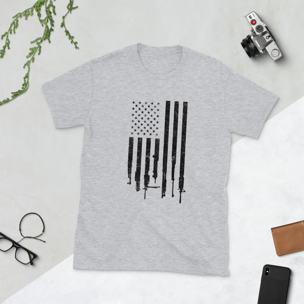 2nd Amendment Flag Short-Sleeve Unisex T-Shirt