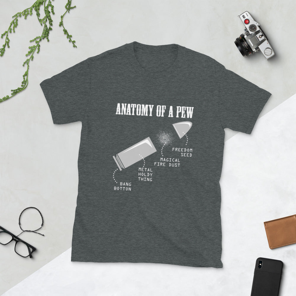 Anatomy Of A Pew Short-Sleeve Unisex T-Shirt