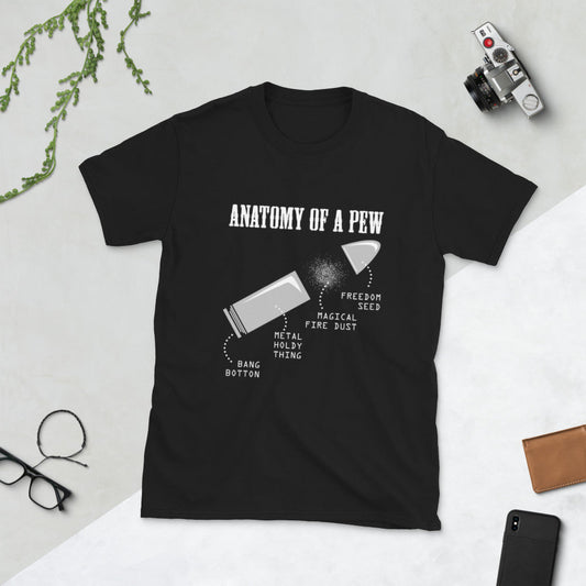 Anatomy Of A Pew Short-Sleeve Unisex T-Shirt