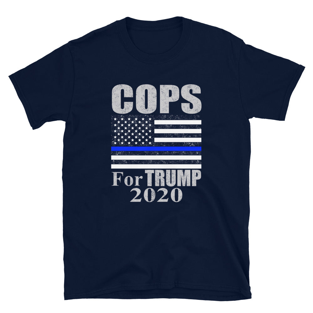 Cops for Trump 2020 Short-Sleeve Unisex T-Shirt