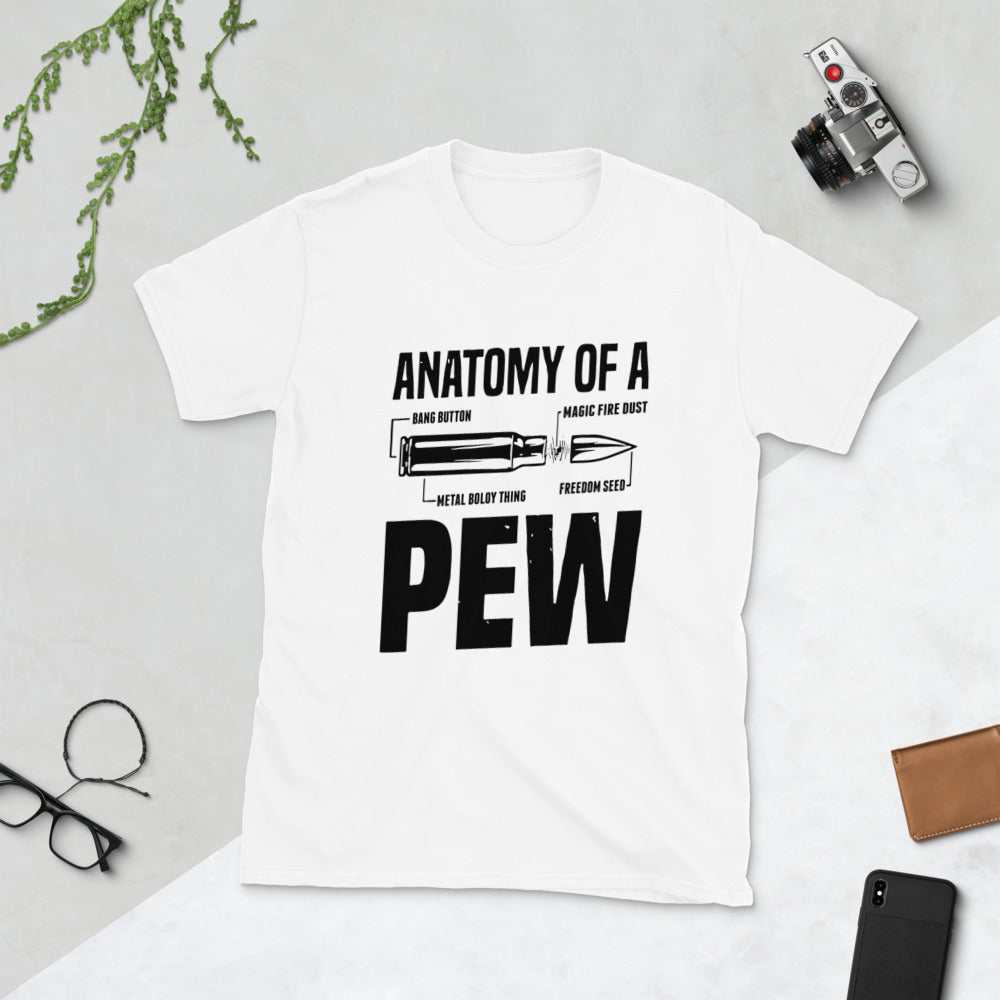 Anatomy Of A Pew Short-Sleeve Unisex T-Shirt