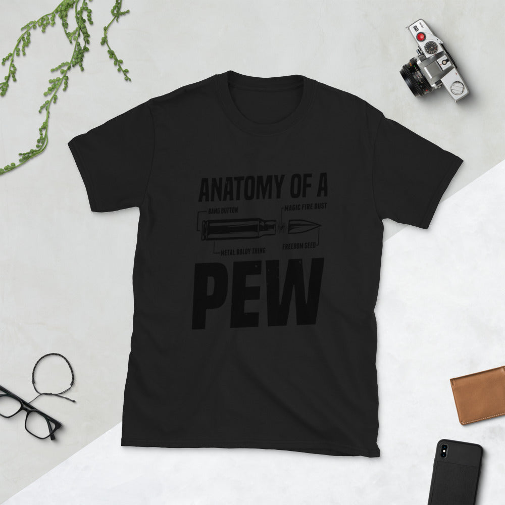 Anatomy Of A Pew Short-Sleeve Unisex T-Shirt